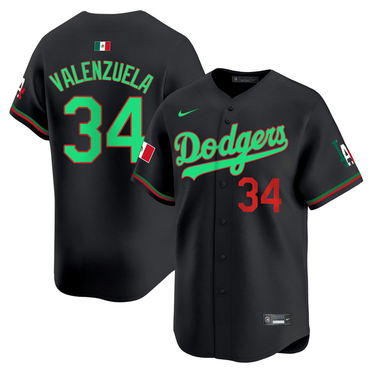 MLB Men’s Los Angeles Mexico Vapor Premier Limited Jersey V2