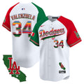MLB Los Angeles Dodgers Men’s Mexico California Patch Vapor Premier Limited Jersey