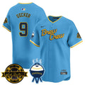 MLB Men’s Milwaukee Bob Uecker Patch Vapor Limited Jersey