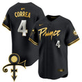 MLB Men’s Minnesota Prince Patch Vapor Premier Limited Jersey V4