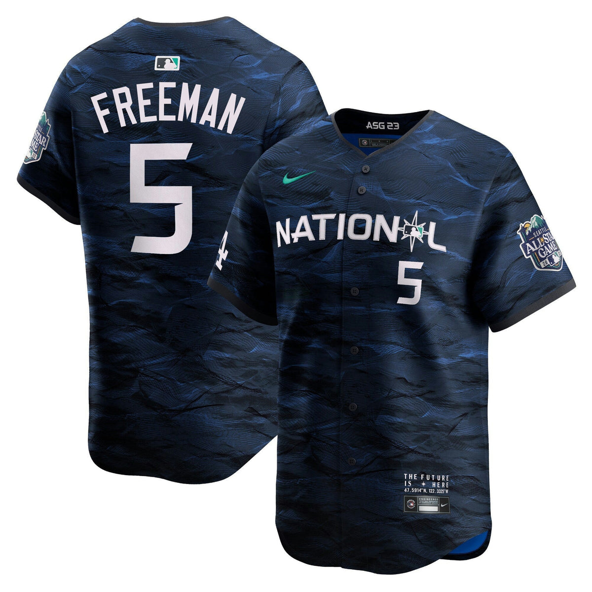 MLB Los Angeles Dodgers Men’s National League 2023 All-Star Game Royal Blue Jersey