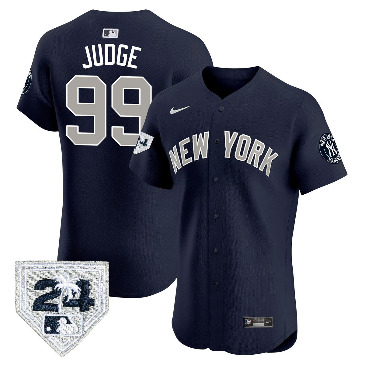 MLB Men’s New York 2024 Spring Training Patch Vapor Premier Elite Jersey V2