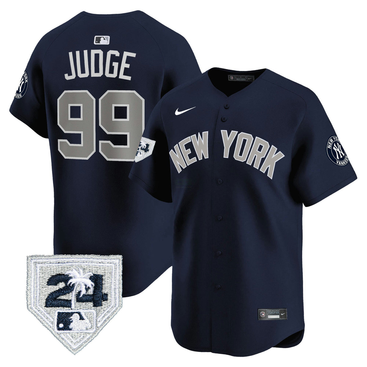 MLB Men’s New York 2024 Spring Training Patch Vapor Premier Limited Jersey V3