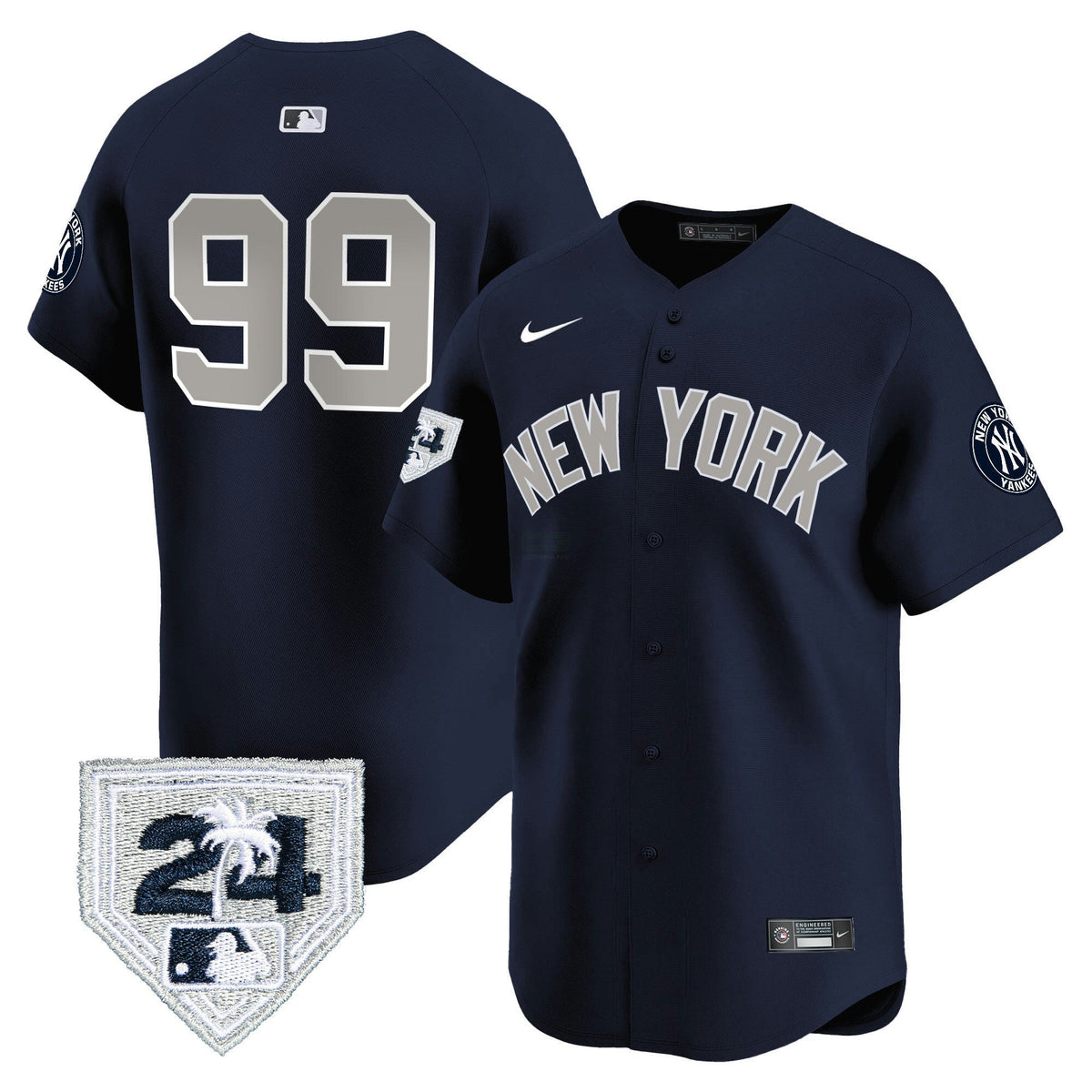 MLB Men’s New York 2024 Spring Training Patch Vapor Premier Limited Jersey V5