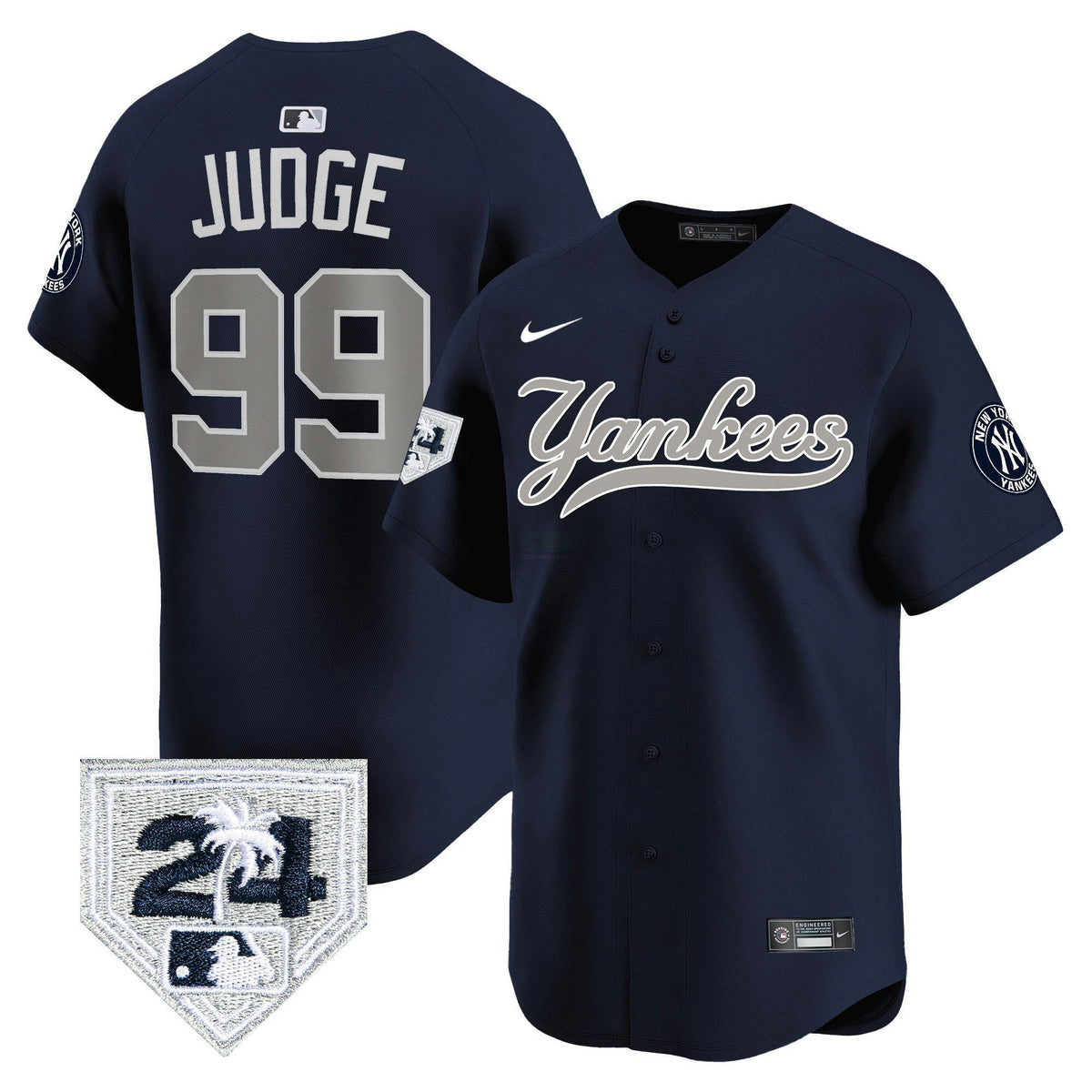 MLB Men’s New York 2024 Spring Training Patch Vapor Premier Limited Jersey V6