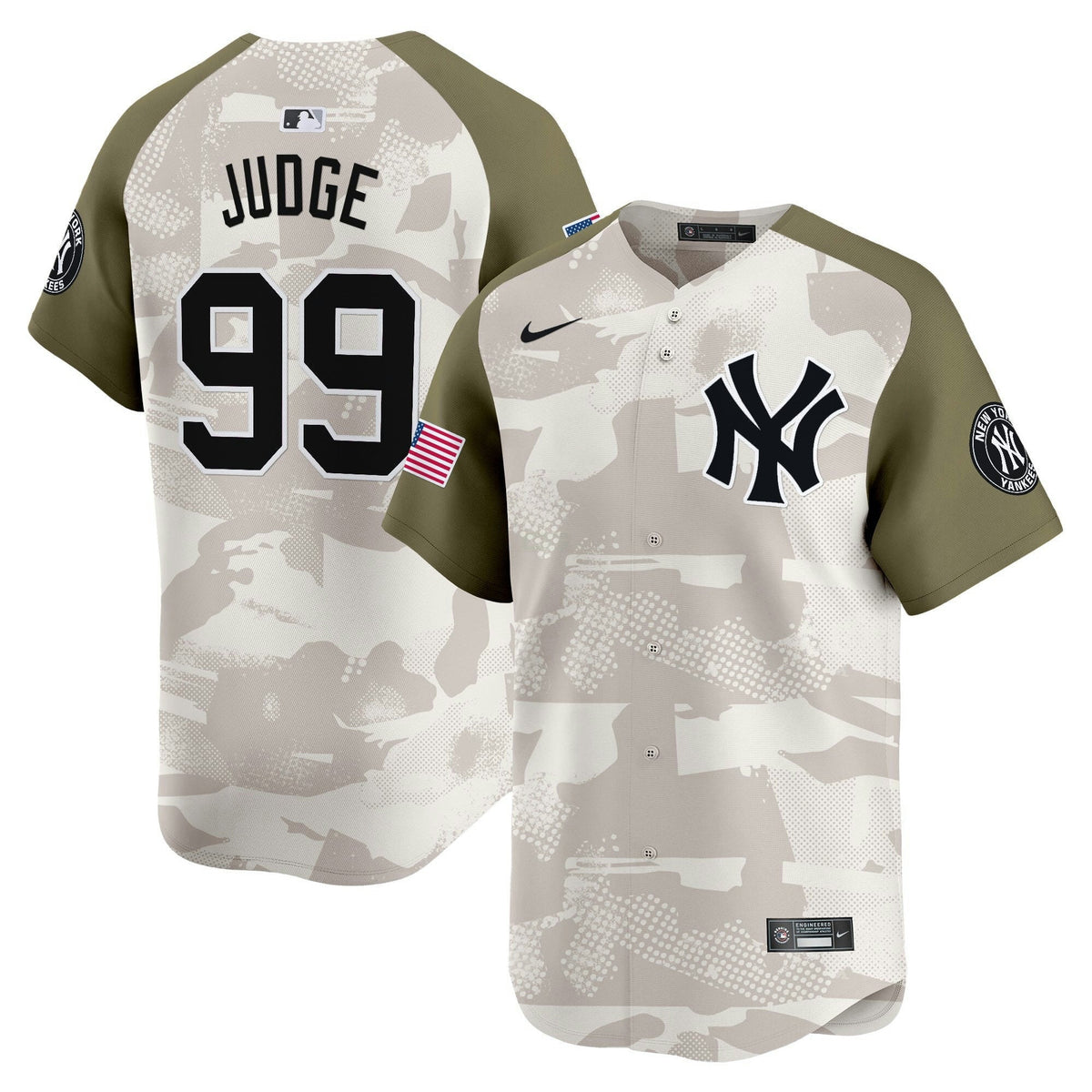 MLB Men’s New York 2025 Armed Forces Day Vapor Premier Limited Jersey – Stitched