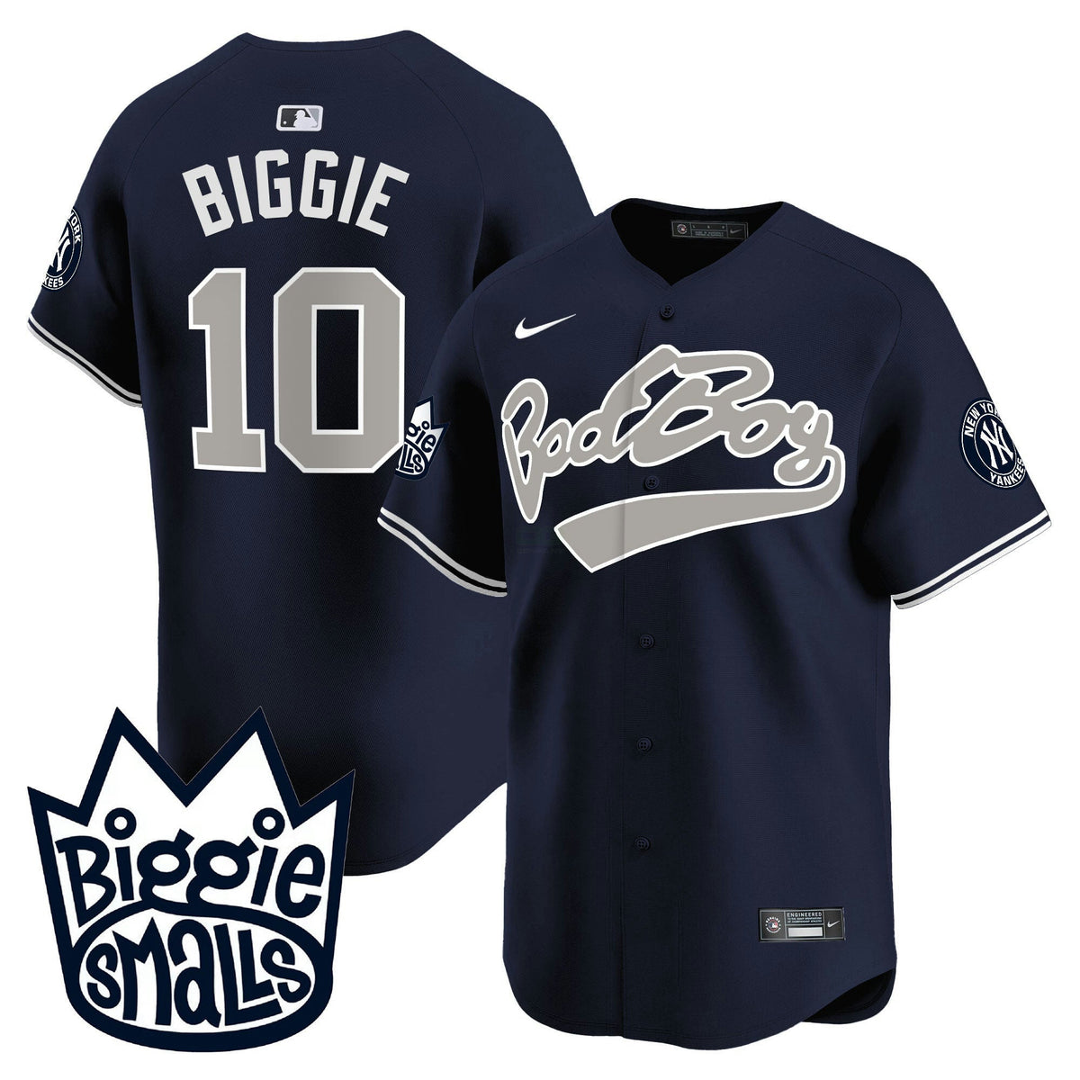 MLB Men’s New York Biggie Smalls Vapor Premier Limited Jersey