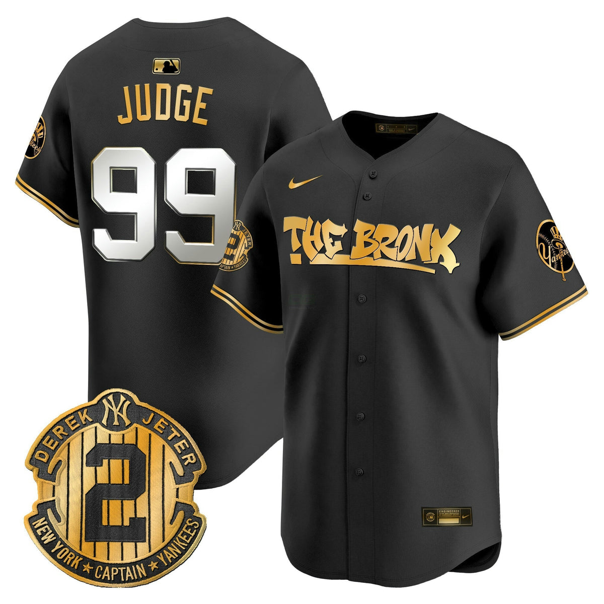 MLB Men’s New York The Bronx Graffiti Vapor Premier Limited Jersey V5