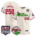 MLB Men’s Philadelphia Phanatic & 250America Patch Vapor Premier Limited Jersey