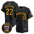 MLB Men’s Pittsburgh 412 Patch Vapor Premier Limited Jersey V5