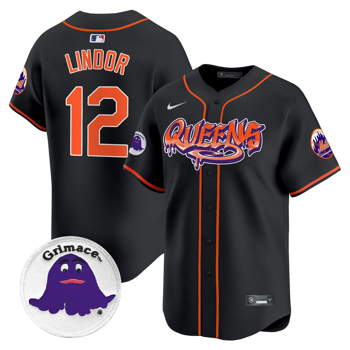 MLB Men’s Queens Graffiti Vapor Premier Limited Jersey