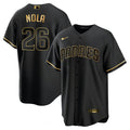MLB Men’s San Diego Black Limited & Gold Jersey