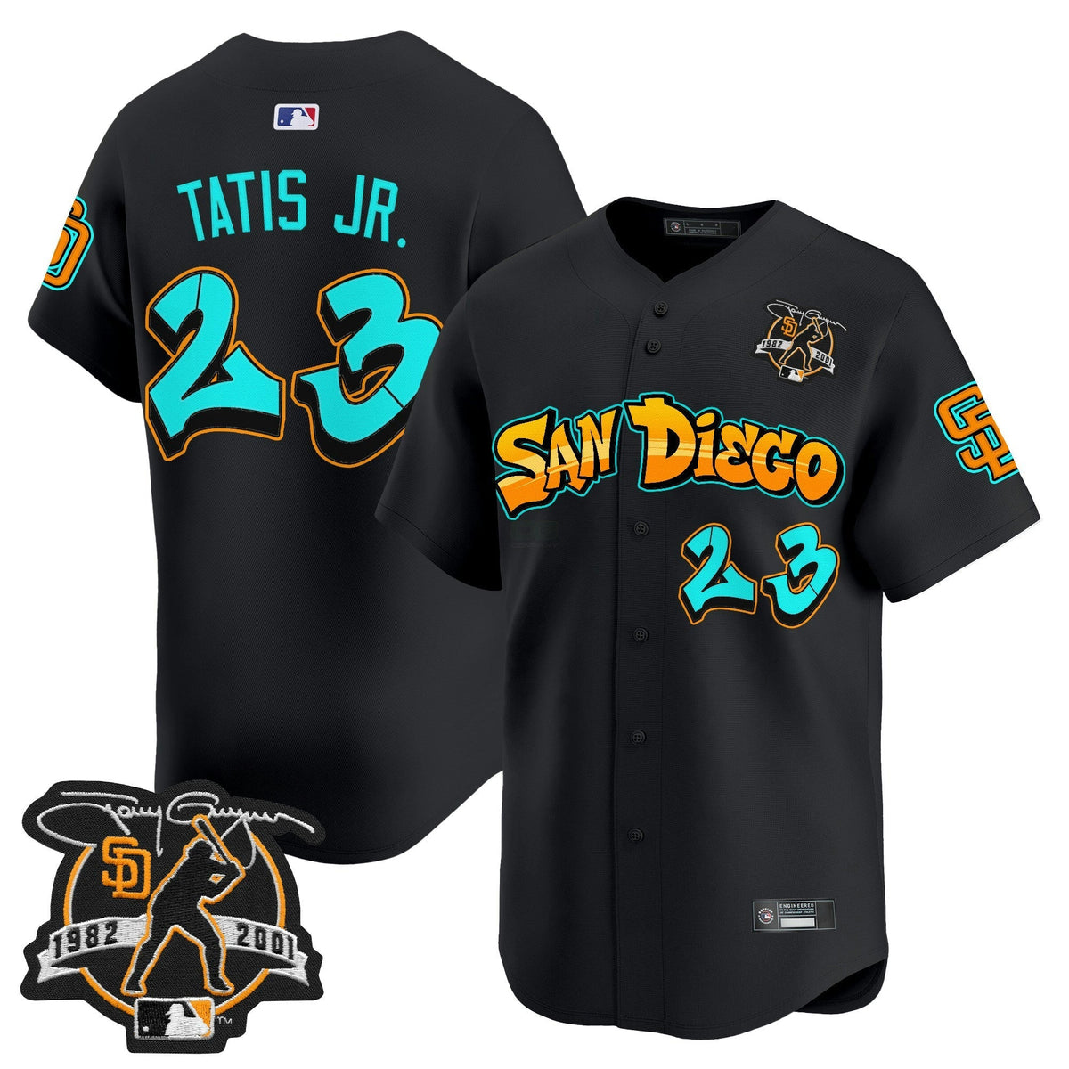 MLB Men’s San Diego ‘Graffiti Barrio Edition’ Vapor Premier Limited Jersey