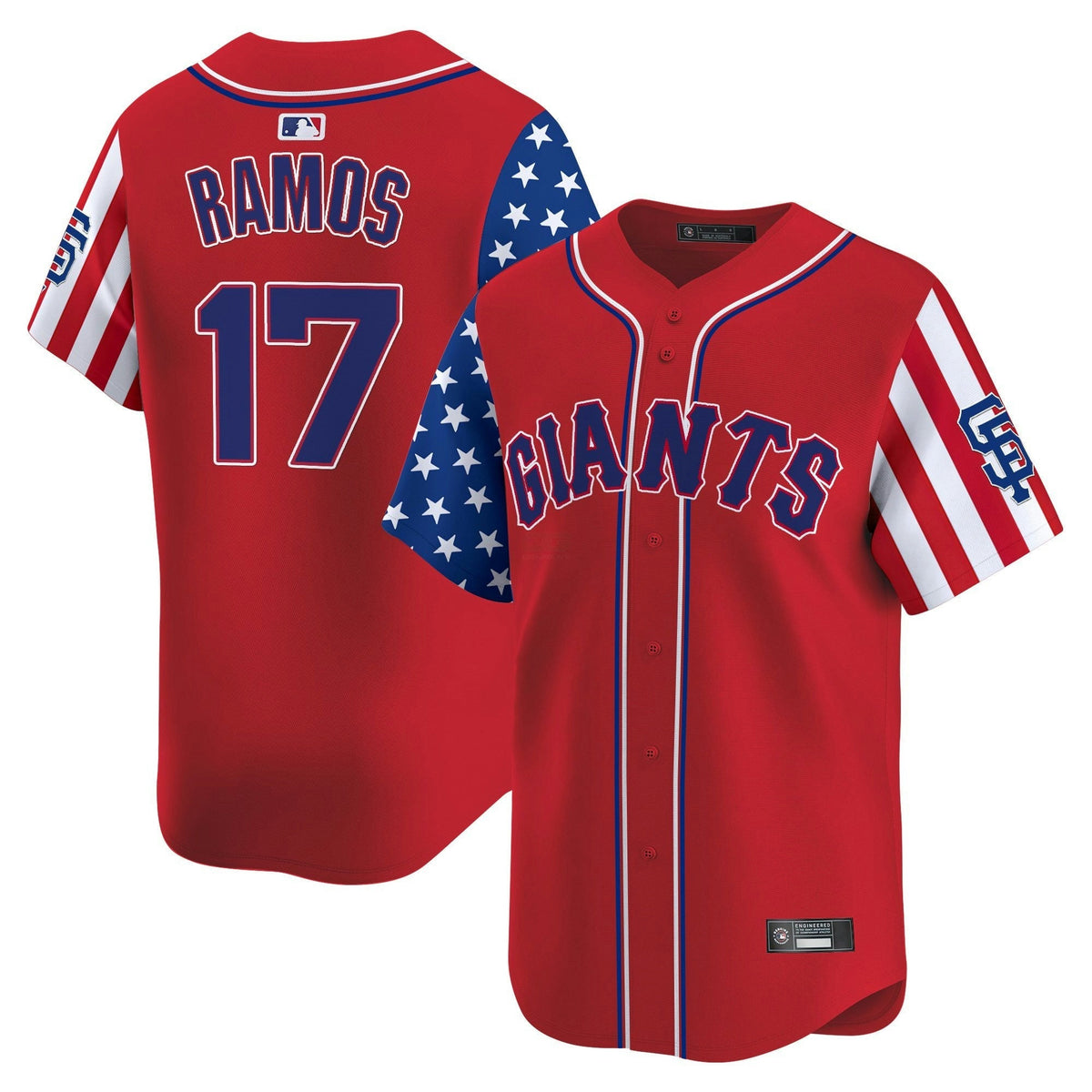 MLB Men’s San Francisco 2025 Independence Day Vapor Premier Limited Jersey