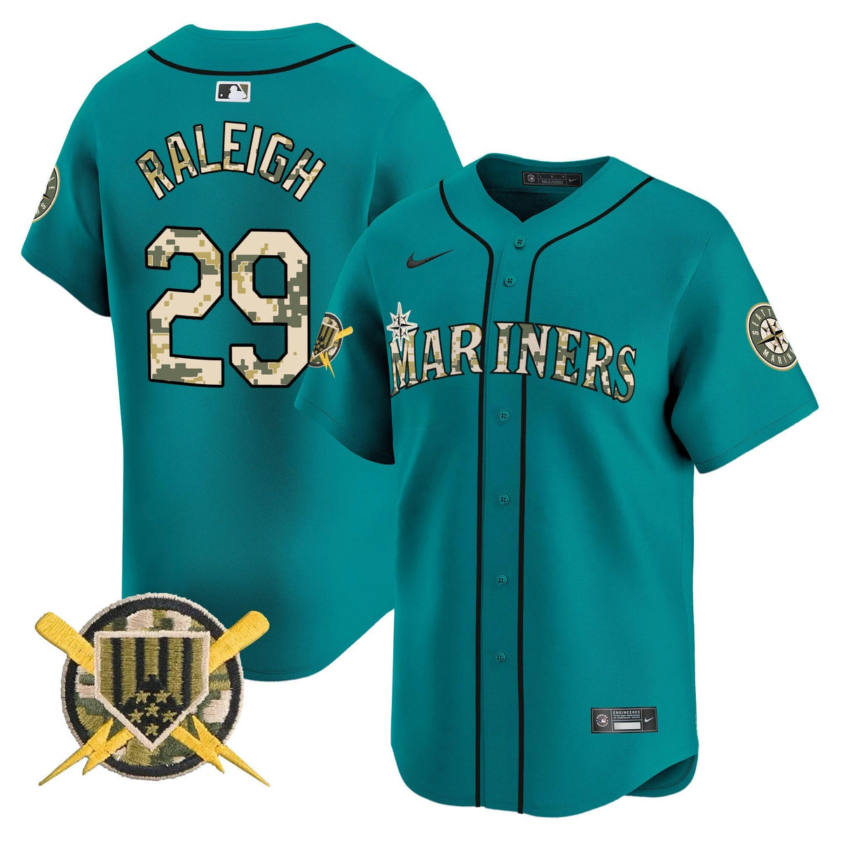 MLB Men’s Seattle Armed Forces Day Vapor Premier Limited Jersey