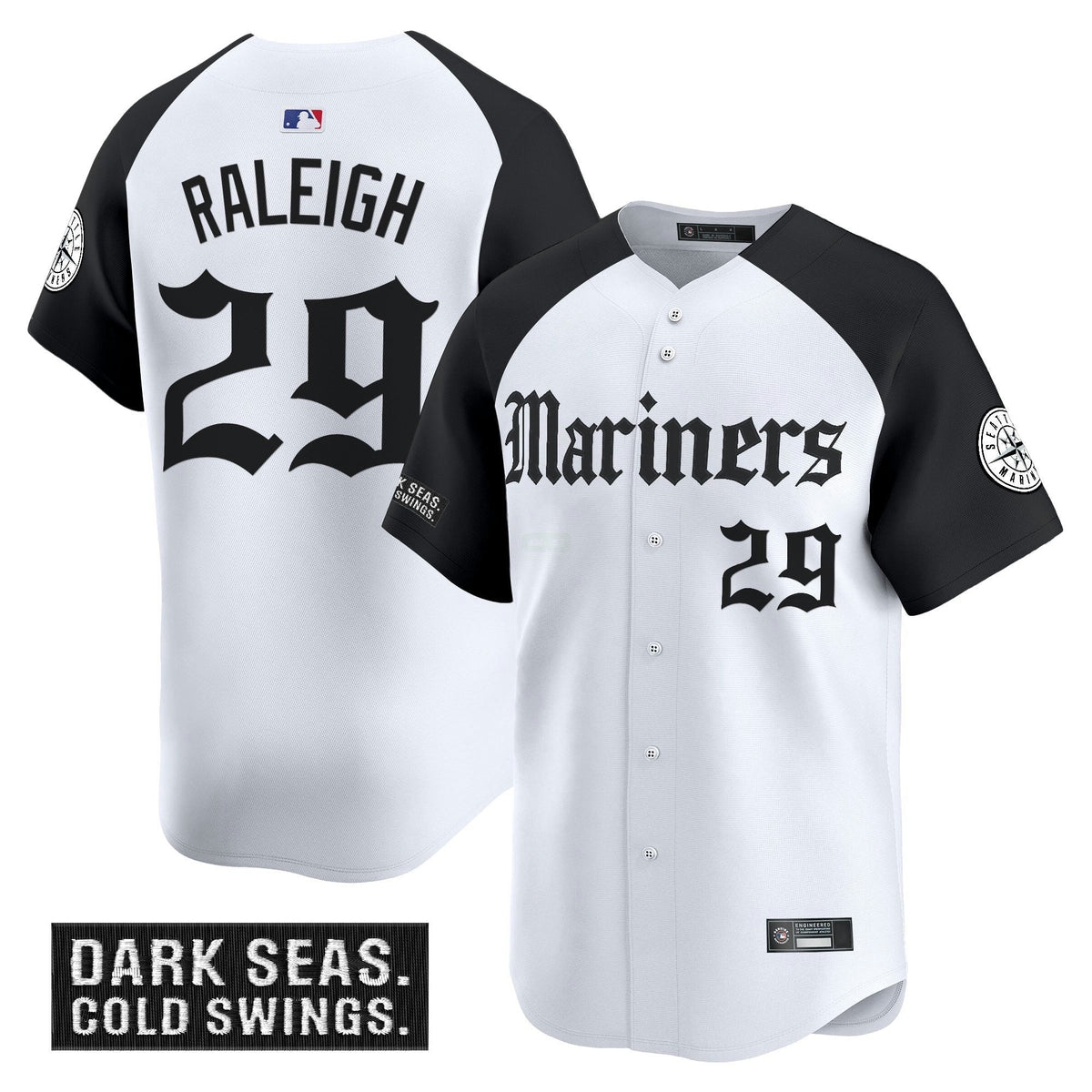 MLB Men’s Seattle ‘Deep Sea Gothic Edition’ Vapor Premier Limited Jersey V2