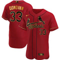 MLB Men’s St. Louis Flex Base Gold Trim Jersey