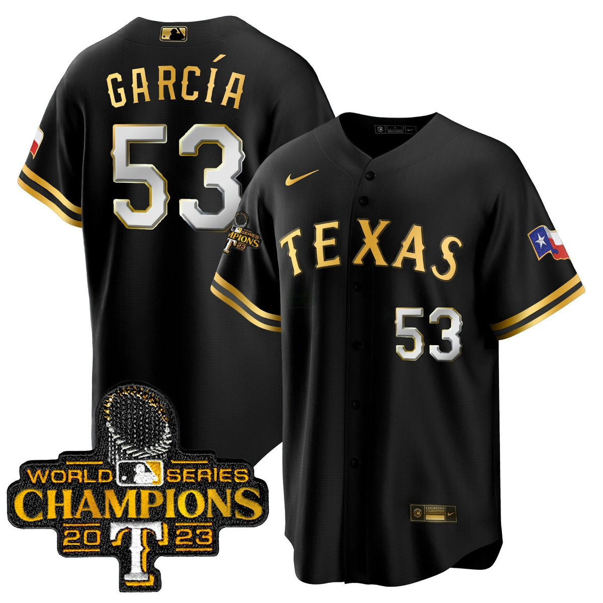 MLB Men’s Texas 2023 World Series Champions Cool Base Jersey