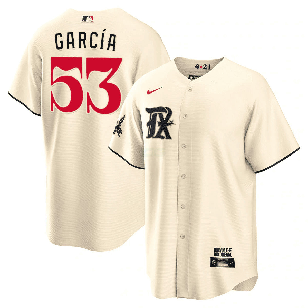 MLB Men’s Texas Cream 2023 City Connect Limited Jersey