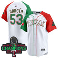 MLB Men’s Texas Mexico Champions Patch Vapor Premier Limited Jersey