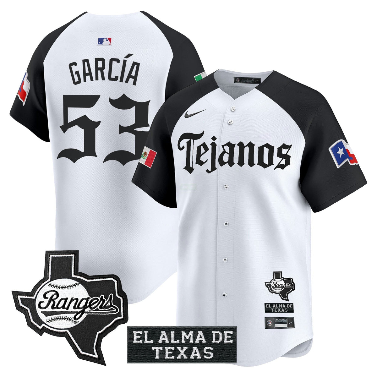 MLB Men’s Texas Mexico Tejano Barrio Style Vapor Premier Limited Jersey