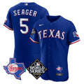 MLB Men’s Texas Texas State & 2023 World Series Patch Jersey