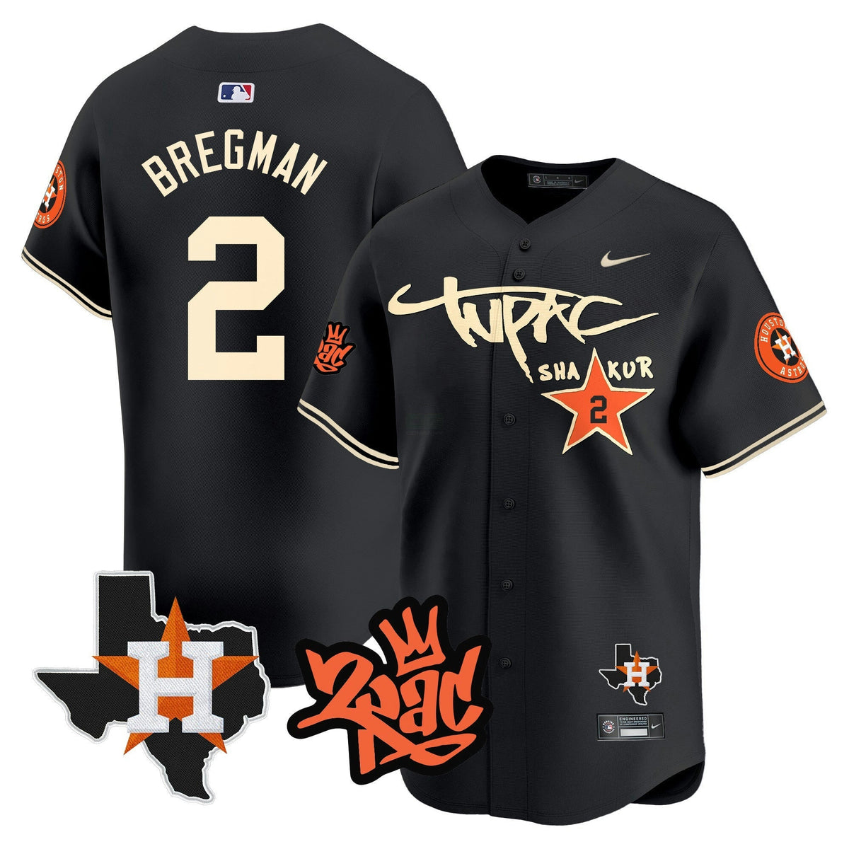 MLB Men’s Tupac Shakur Vapor Premier Limited Jersey