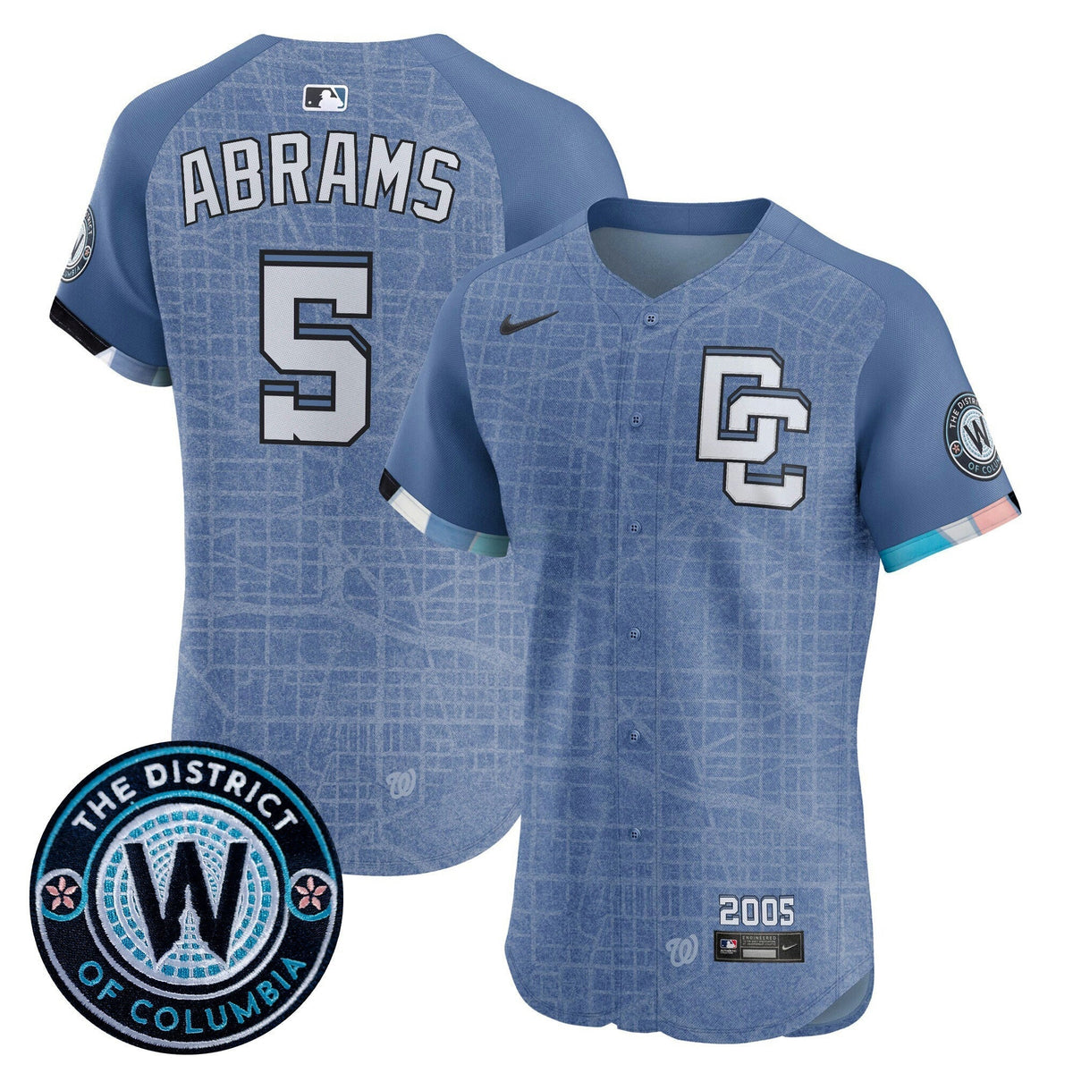 MLB Men’s Washington 2025 City Connect Vapor Premier Elite Jersey – Stitched