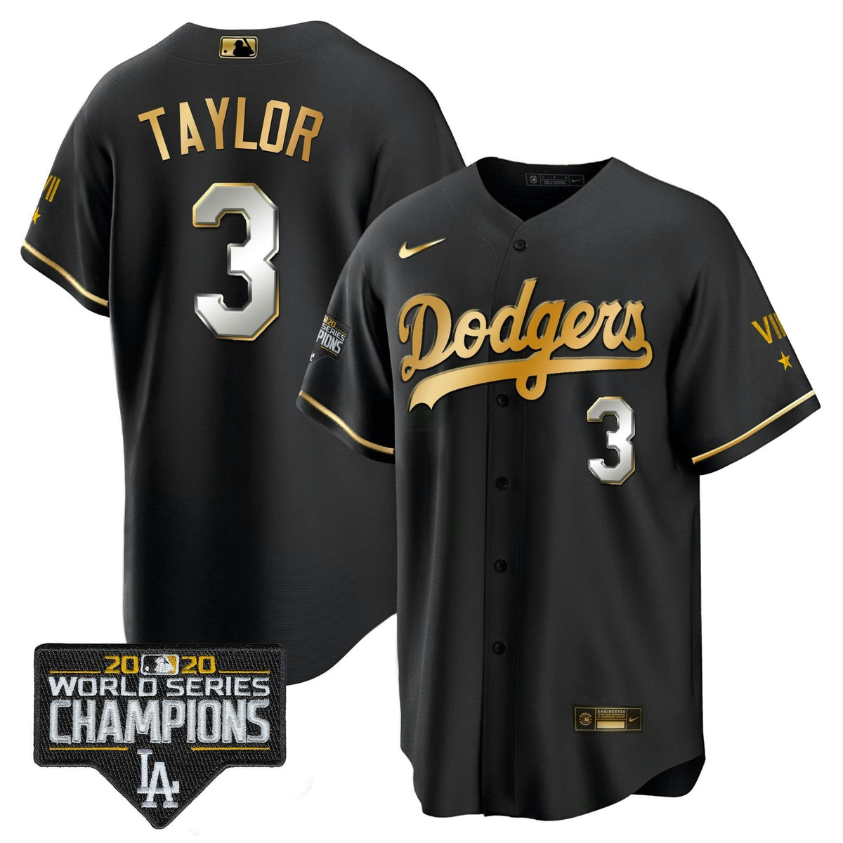 MLB Men’s World Series 2020 Gold Jersey