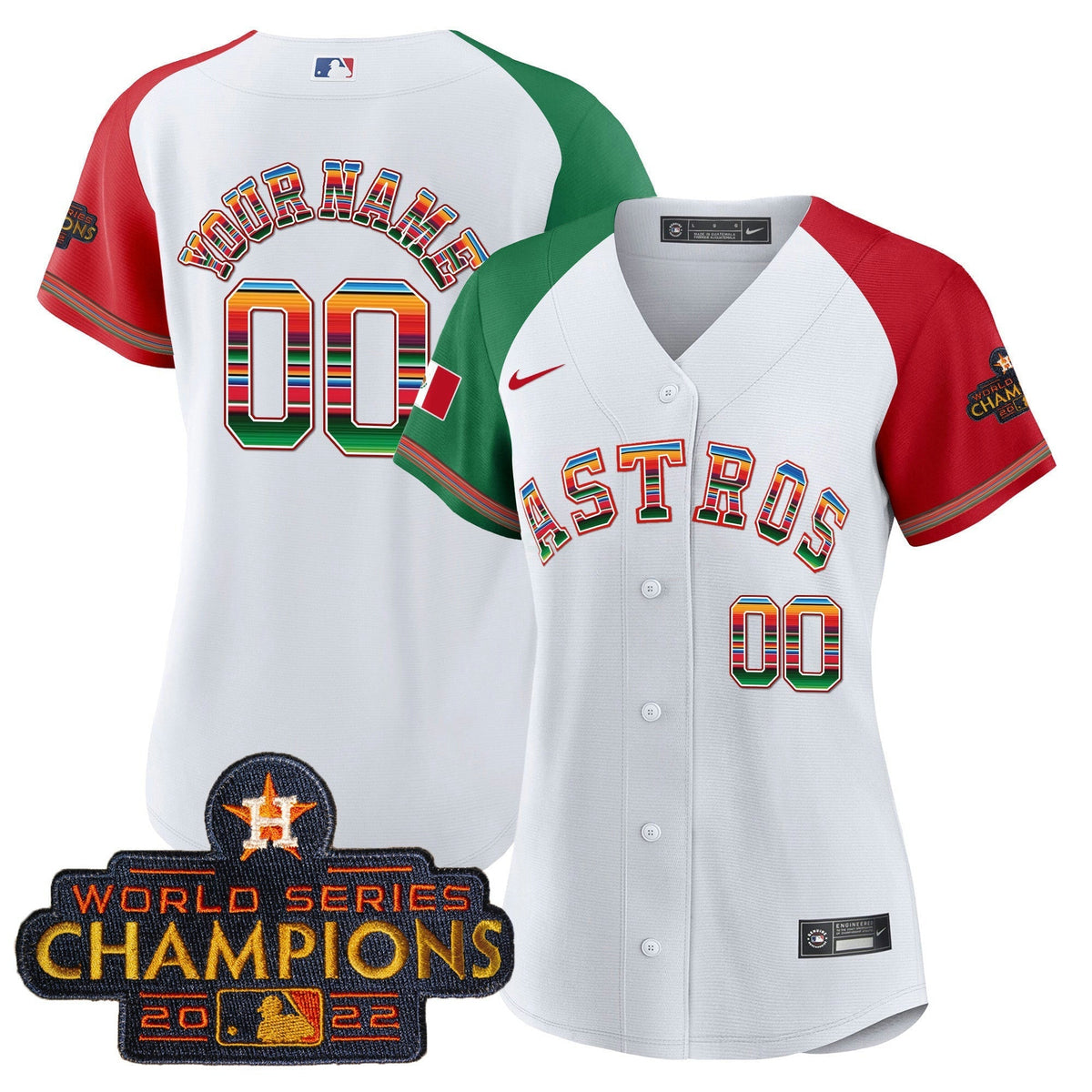 MLB Houston Astros Mexico Cool Base Limited Jersey
