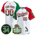 MLB Mexico Fernando Memorial & 2024 World Series Patch Vapor Premier Limited Jersey