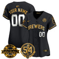 MLB Milwaukee ‘Bob Uecker – 54 Seasons for ’ Vapor Premier Limited Jersey