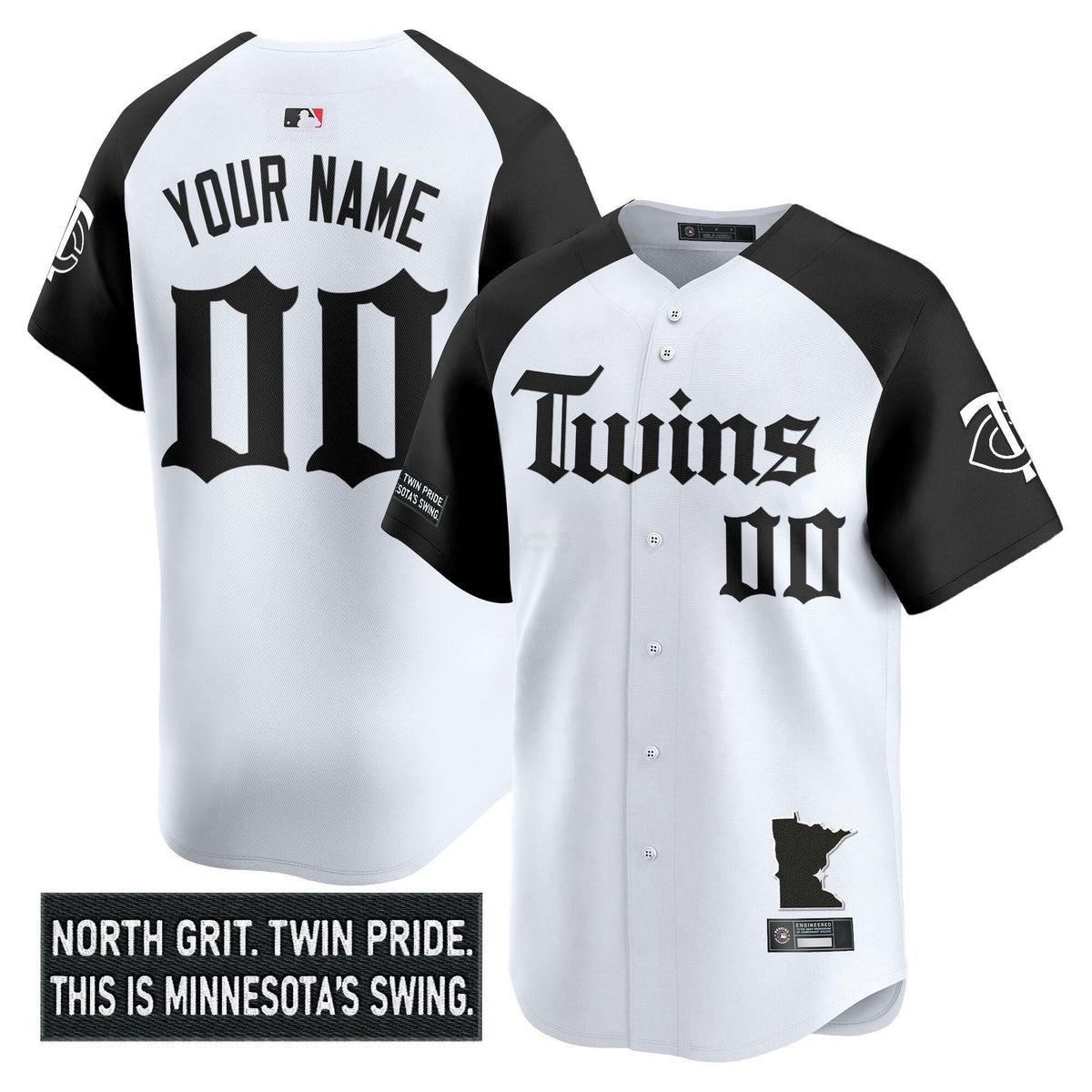 MLB Minnesota ‘Gothic North Edition’ Vapor Premier Limited Jersey V2