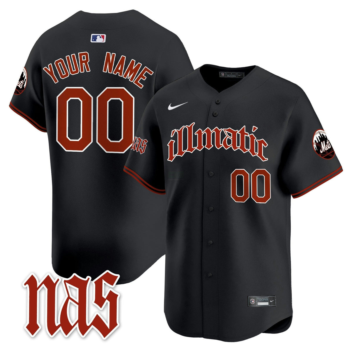 MLB Nas Illmatic Vapor Premier Limited Jersey