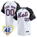 MLB New York Mets New York 2024 Jackie Robinson Patch Vapor Premier Limited Jersey