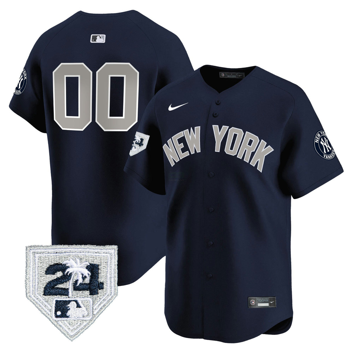 MLB New York 2024 Spring Training Patch Vapor Premier Limited Jersey V5