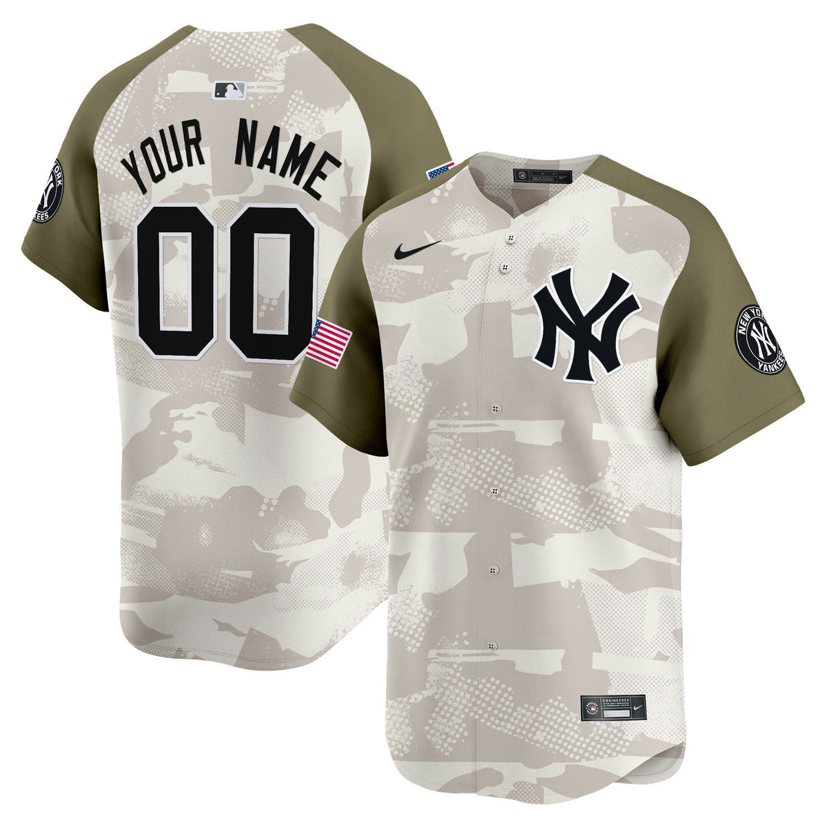 MLB New York 2025 Armed Forces Day Vapor Premier Limited Jersey – Stitched