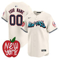 MLB New York Apple Patch Vapor Premier Limited Jersey