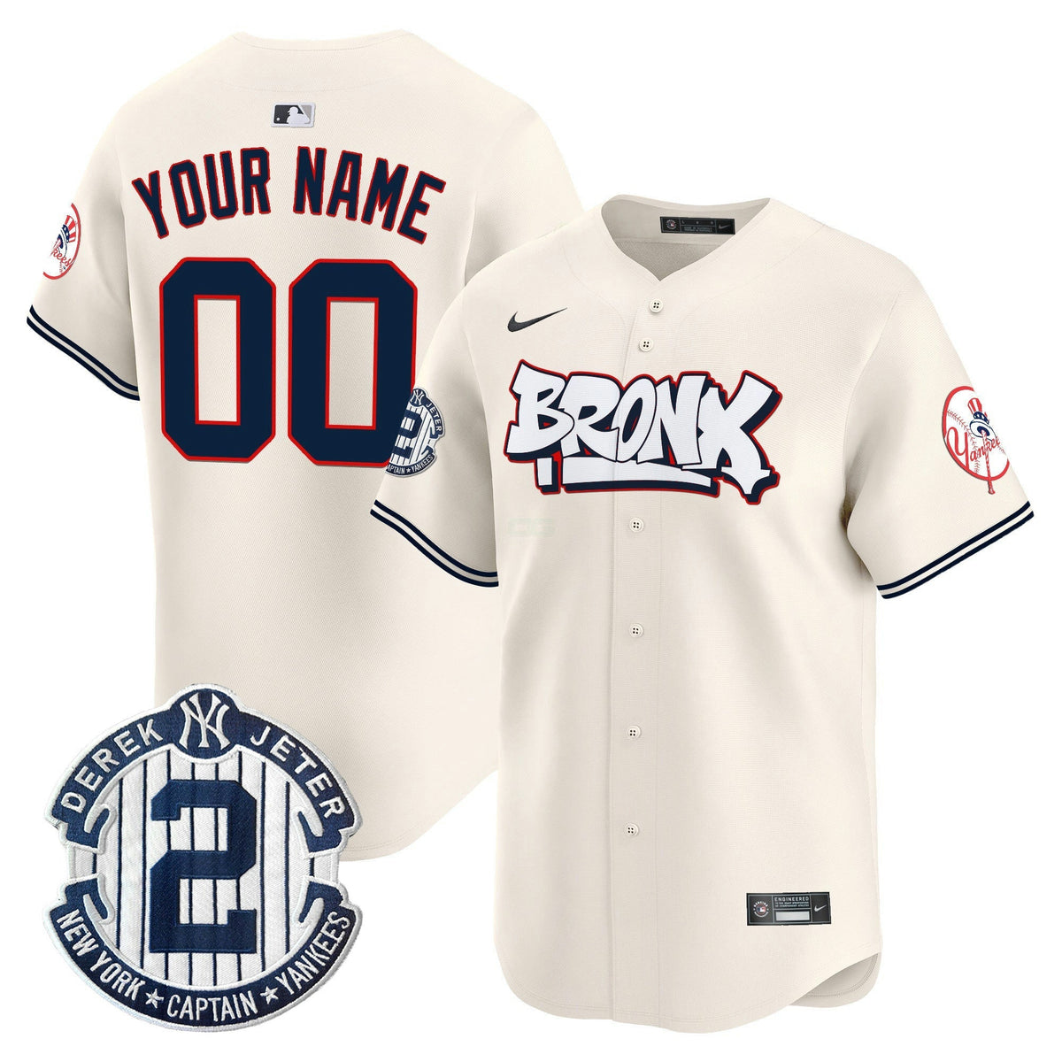 MLB New York The Bronx Graffiti Vapor Premier Limited Jersey V4