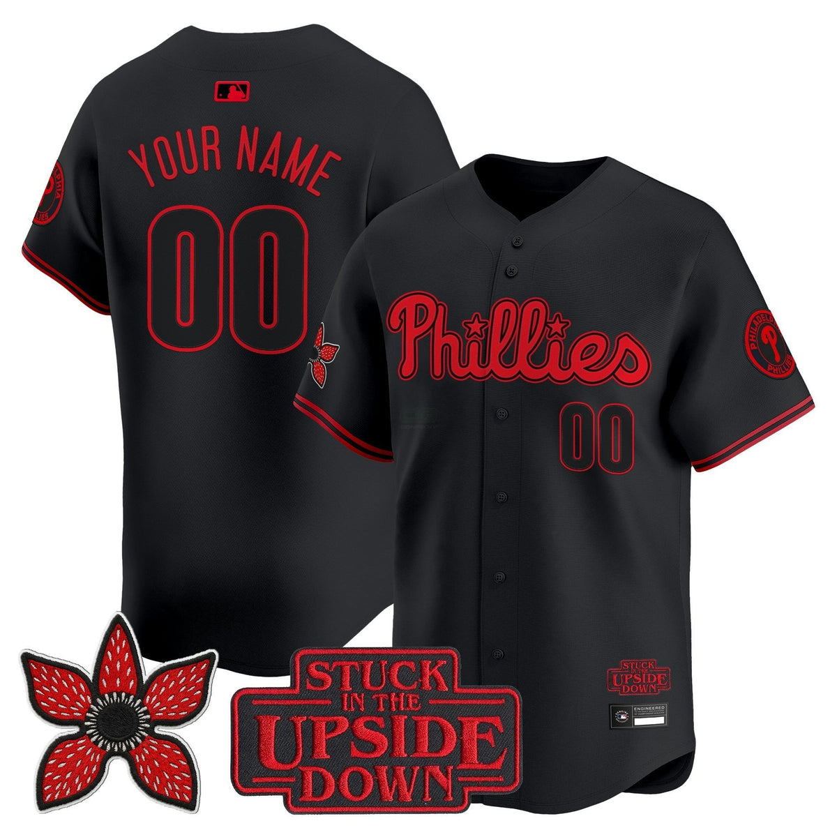 MLB Philadelphia ‘Stranger Things Edition’ Vapor Premier Limited Jersey - Custom