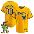 MLB Pittsburgh Pirate Parrot Patch Vapor Premier Limited Jersey