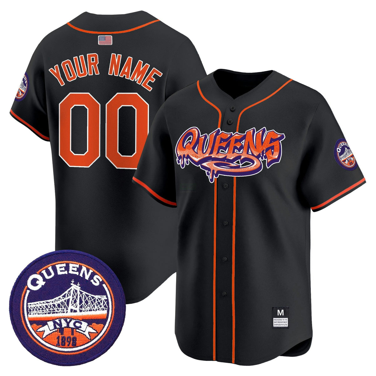 MLB New York Mets Queens Graffiti Vapor Premier Limited Jersey