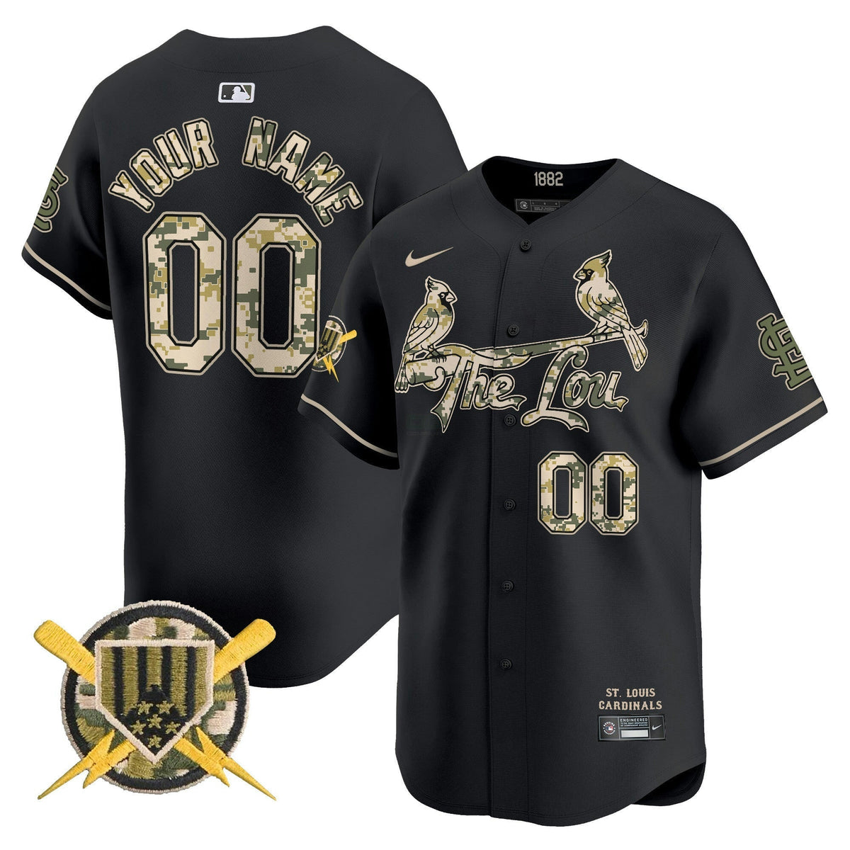 MLB St. Louis Armed Forces Day Vapor Premier Limited Jersey