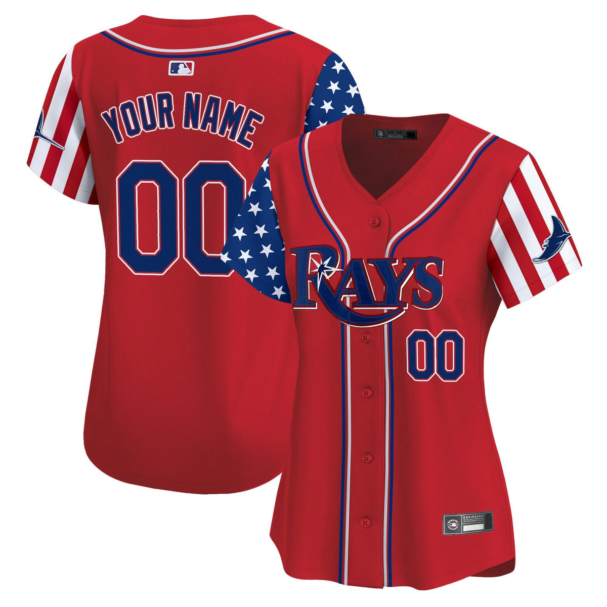 MLB Tampa Bay 2025 Independence Day Vapor Premier Limited Jersey