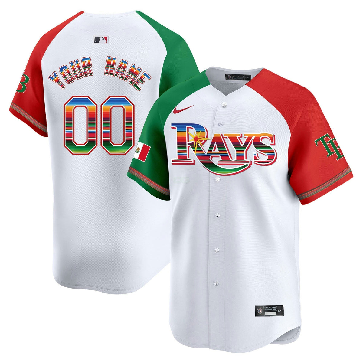 MLB Tampa Bay Mexico Vapor Premier Limited Jersey