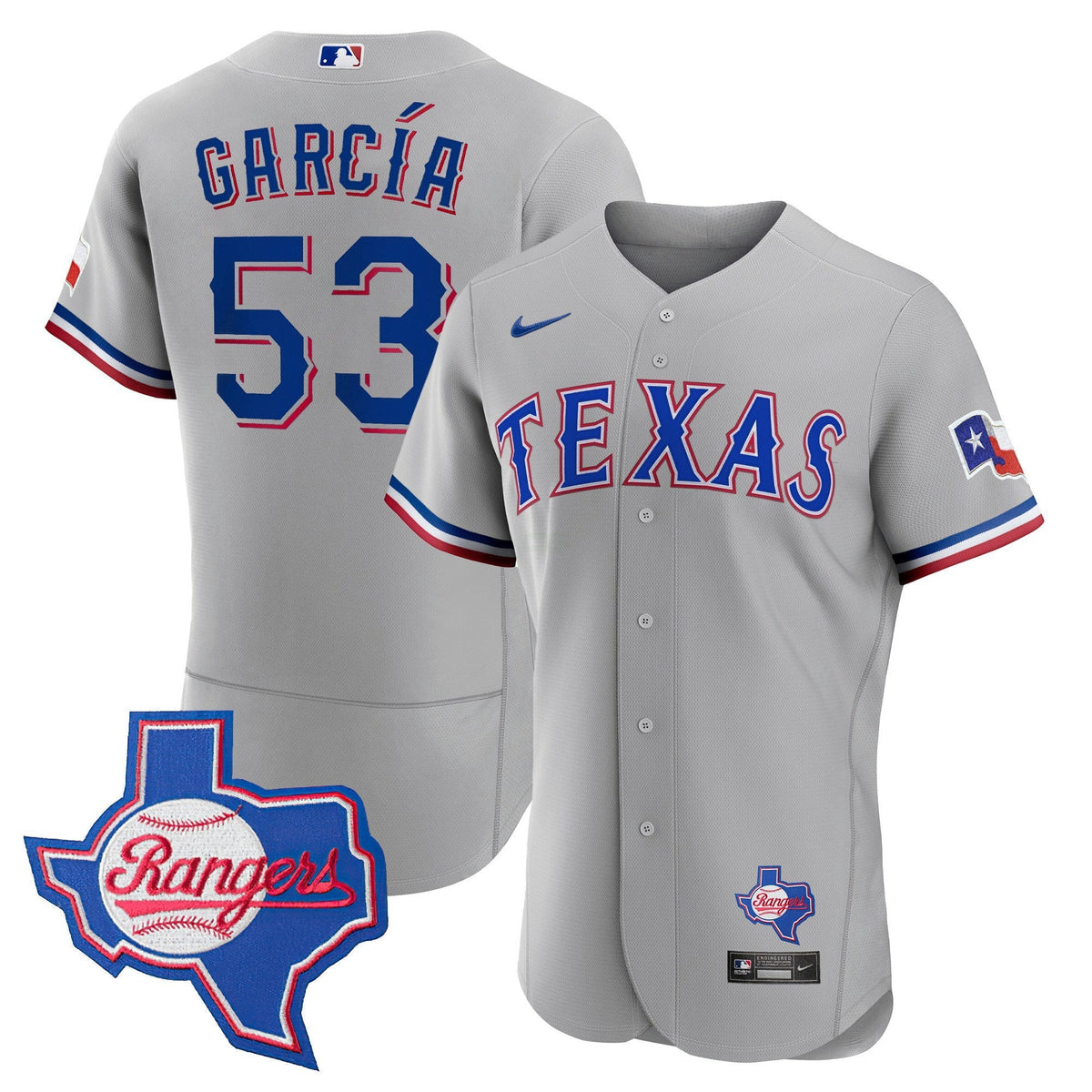 MLB Texas 2023 Gray Flex Base Jersey – Texas Patch