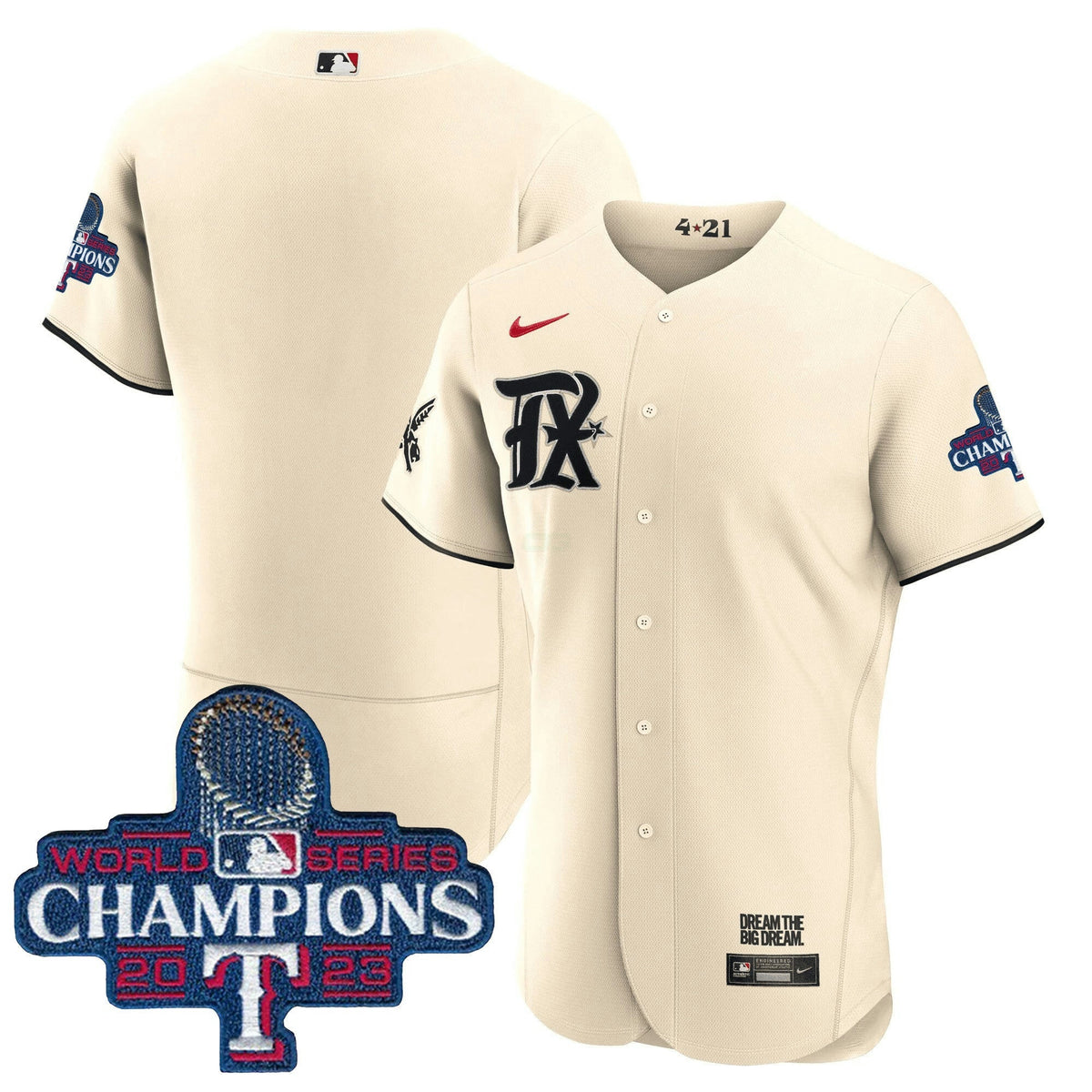 MLB Texas 2023 World Series Champions City Connect Team Jersey - City Connect