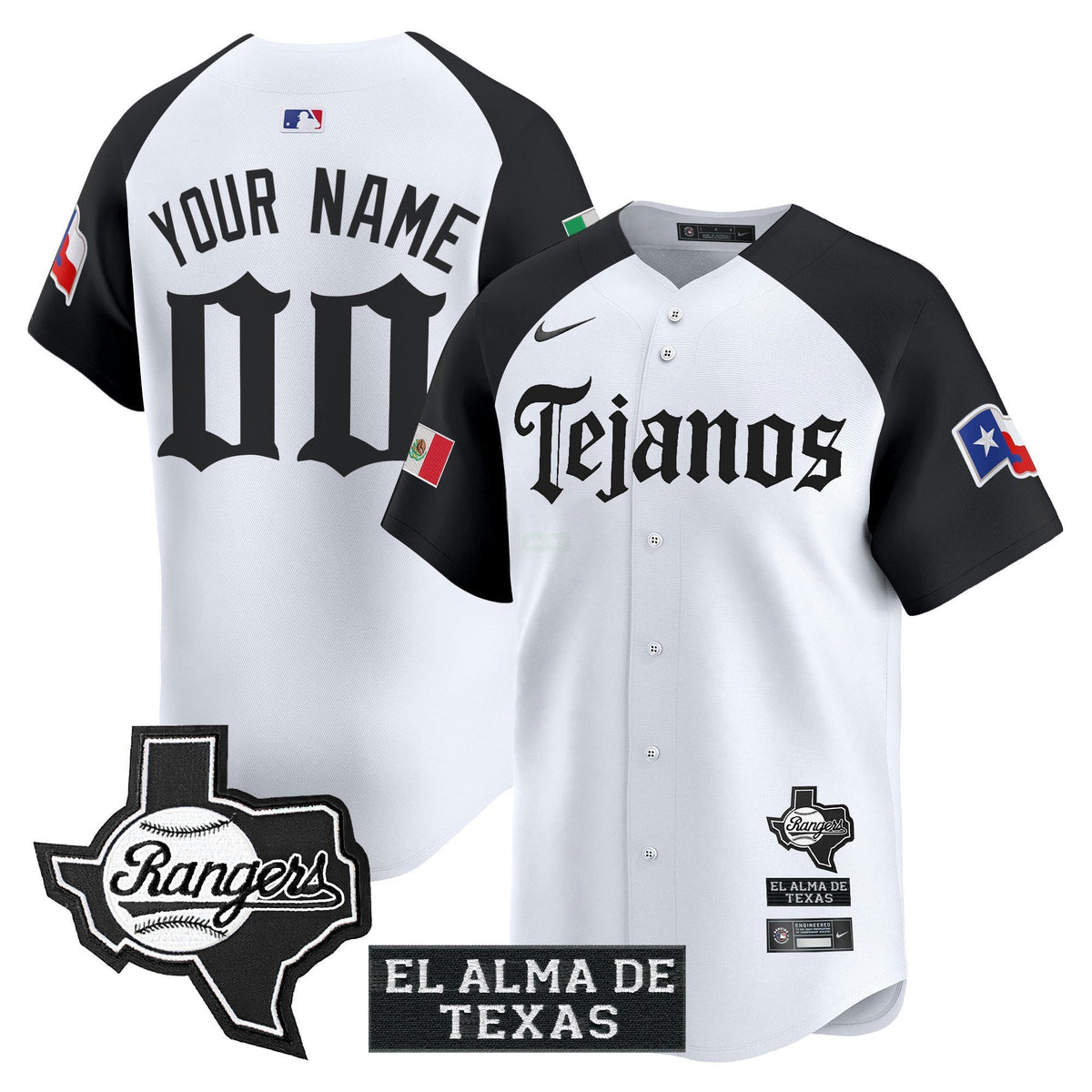 MLB Texas Mexico Tejano Barrio Style Vapor Premier Limited Jersey