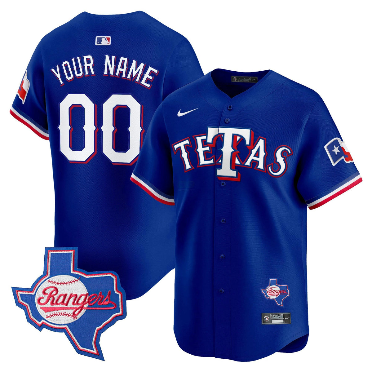 MLB Texas ‘Tetas’ Vapor Premier Limited Jersey - Custom