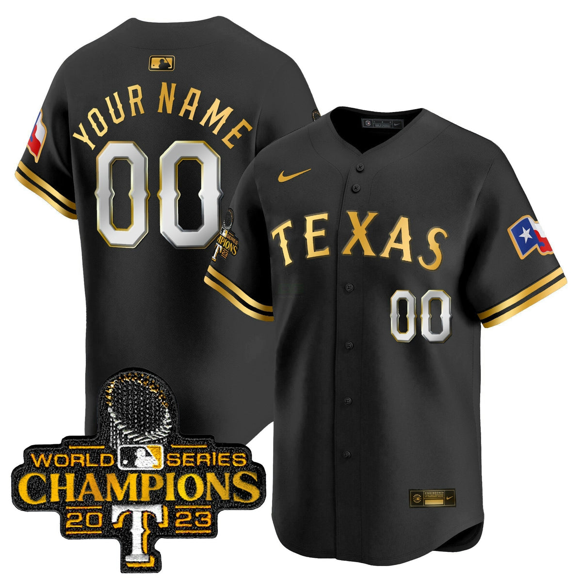 MLB Texas World Series Champions Vapor Premier Limited Jersey